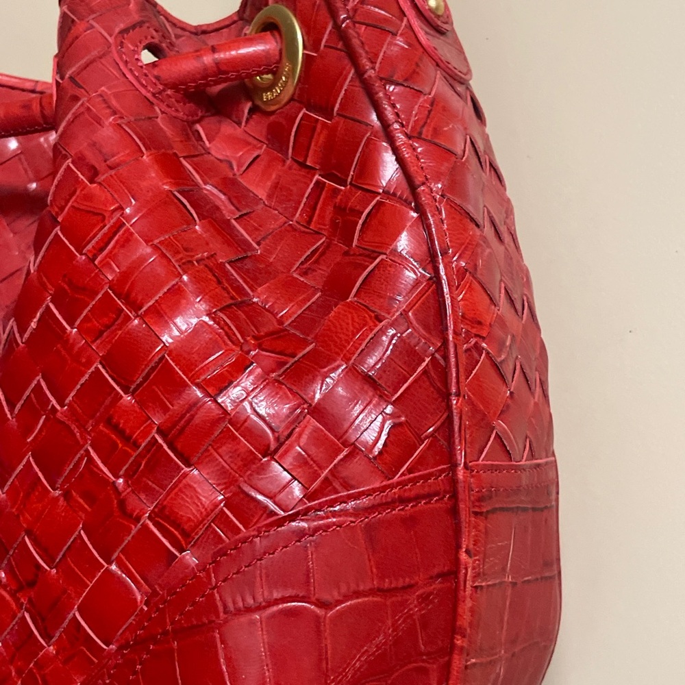 COPY - NWOT Brahmin Red Dragon Braided Handbag - Picture 8 of 10